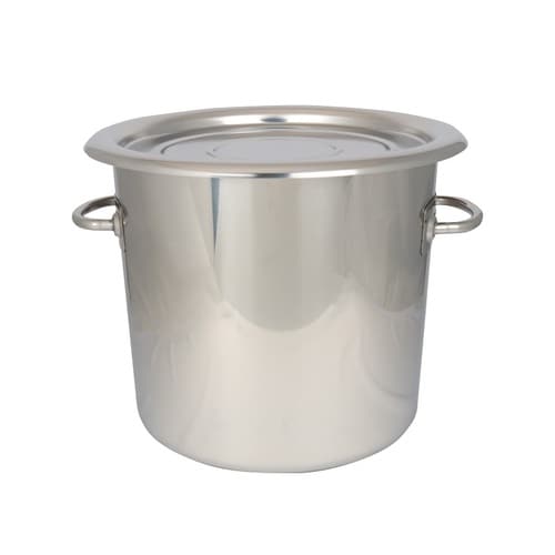 18−8テーパー型食品コンテナ(蓋付)12L