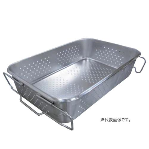 18−8給食バット・運搬型穴明 半カールフランジ