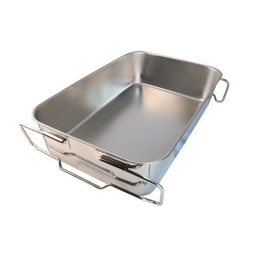 18−8給食バット・運搬型 積み重ね取手付 研磨有