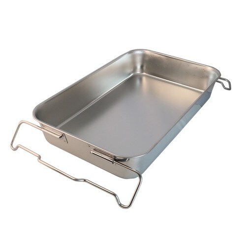 18−8給食バット・運搬型 積み重ね取手付 研磨有