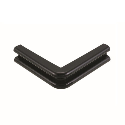 樹脂製L型コーナーゴム大(黒) 3セット