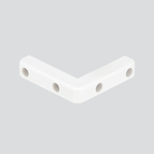 樹脂製コーナーゴム小(ワッシャー入)白 4セット