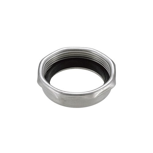 18−8防臭排水トラップ用ナット(パッキン付)×2