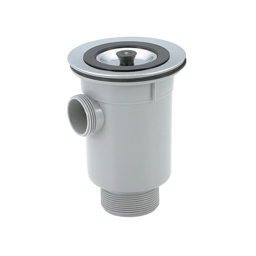 小型ゴミ収納器付防臭排水トラップ(50A)2吋