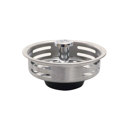 SUS304業務用共栓(40A)用菊型カゴ×3