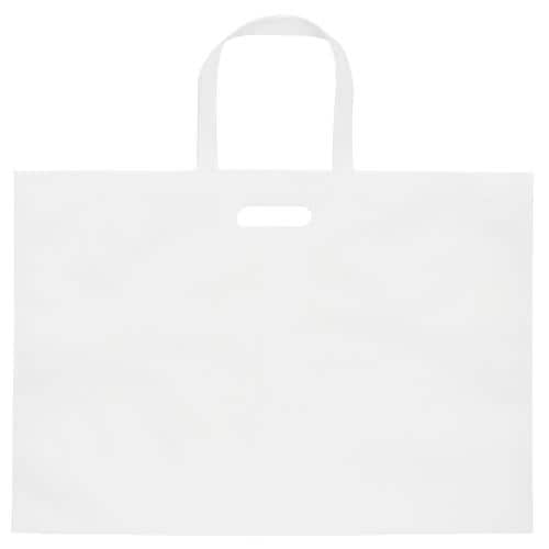 カラー不織布バッグ 持ち手穴あき 大