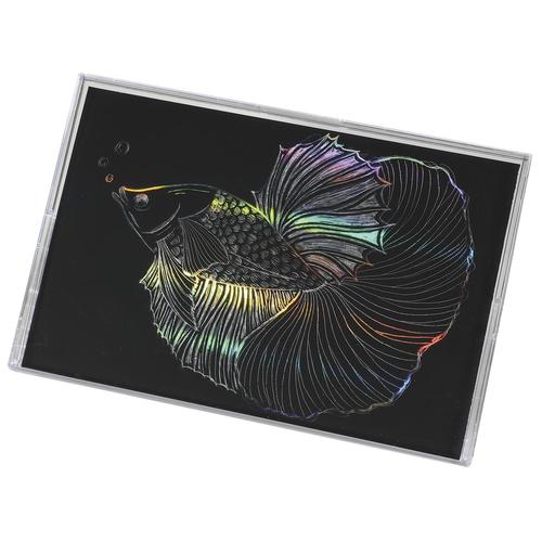 ホログラムスクラッチボード2折りたたみケース付き