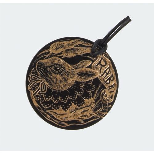 けがき工芸アクセサリー丸黒