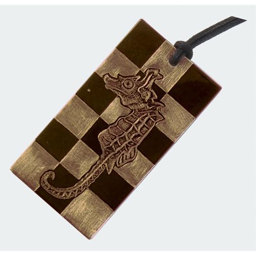 けがき工芸アクセサリー長方形黒