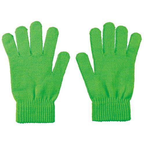 カラーのびのび手袋大蛍光グリーン