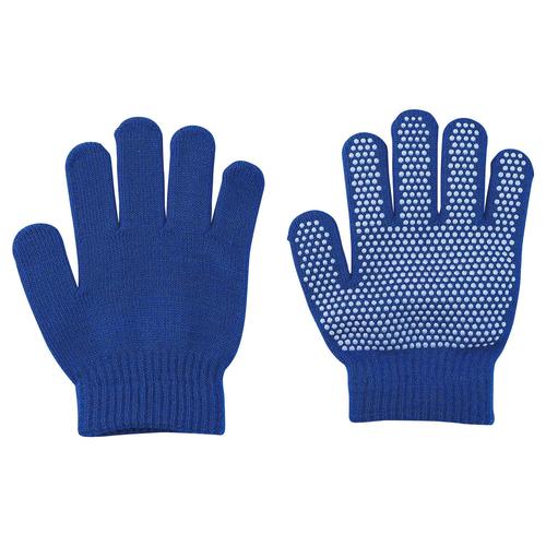カラーのびのび手袋すべり止め付コバルトブルー