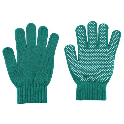 カラーのびのび手袋大すべり止め付緑