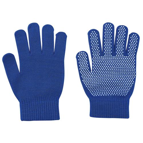カラーのびのび手袋大すべり止め付コバルトブルー