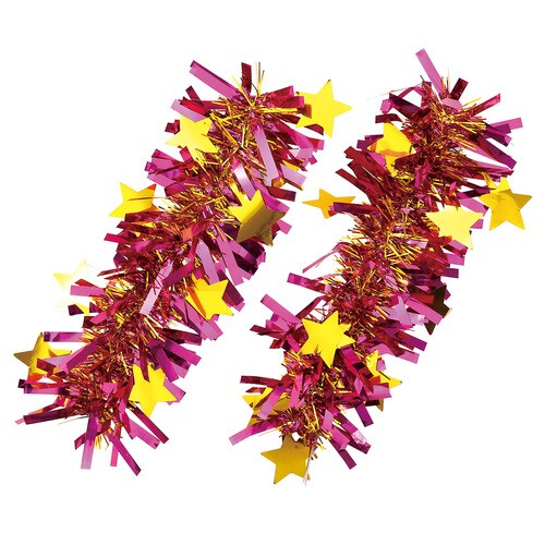 キラキラパッチンリストバンド 桃/金 2個組