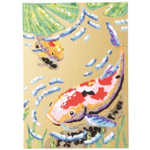 ちぎり絵セット(金色ベース)