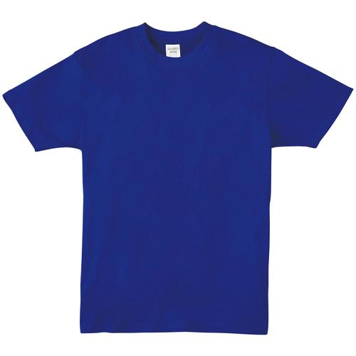 ATドライTシャツLブルーポリ100%