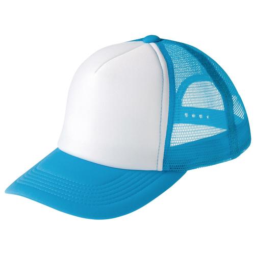 イベントメッシュキャップターコイズ×ホワイト341