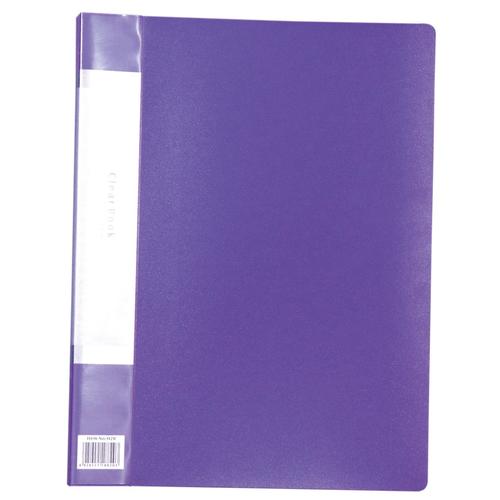 クリアブックB厚A420ポケットパープル