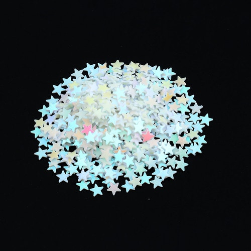 ホログラムグリッター1g星ホワイト