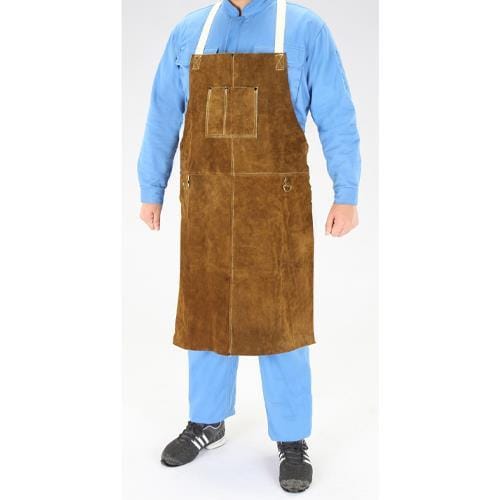 溶接作業エプロン(牛床革) EA353AP−67