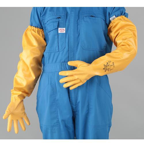 ロングニトリルゴム手袋 EA354BW−61