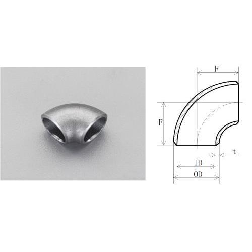 90°ショート溶接エルボ EA469GB−14