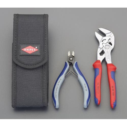 プライヤーレンチ精密ニッパーセットEA531K−1