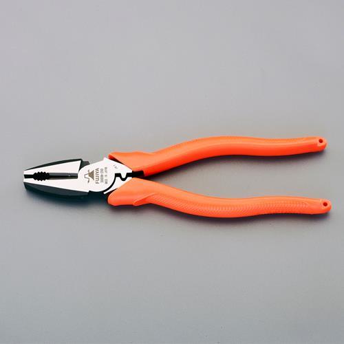 強力型電工ペンチ(圧着付) EA534DC−225