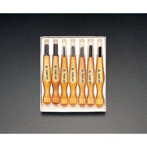 7本組彫刻刀(パワーグリップ) EA589XE−7