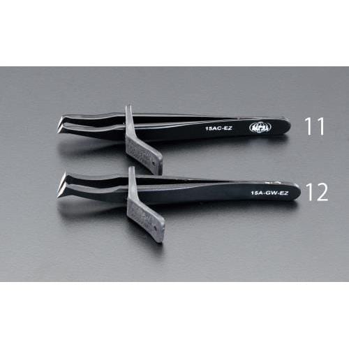 レバー付カッティングピンセットEA595AL−12