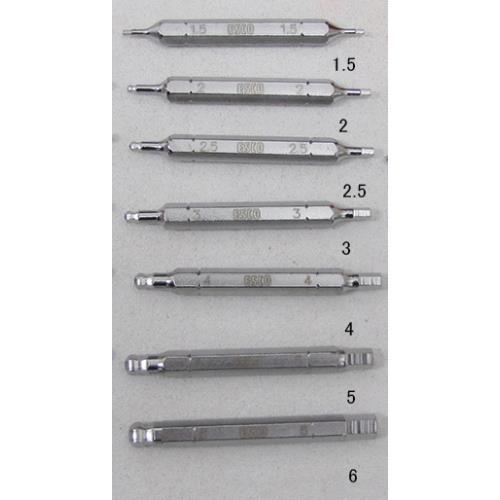 HexドライバービットEA611LC−5