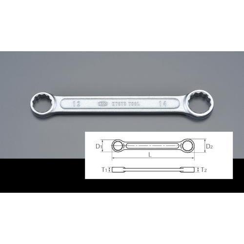 ショート両口めがねレンチEA616DB−4