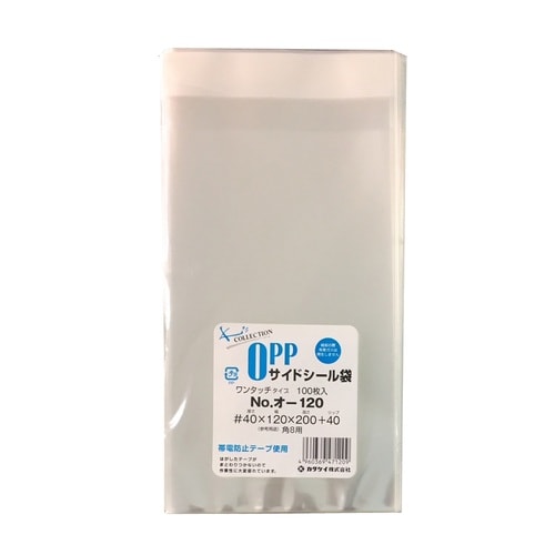 OPP袋テープ付40μ100枚オ−120 ×10