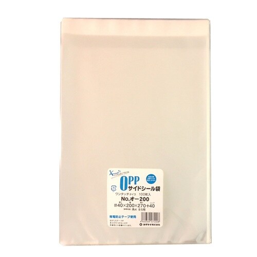 OPP袋テープ付40μ100枚オ−200 ×10