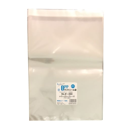 OPP袋テープ付40μ100枚オ−260 ×10
