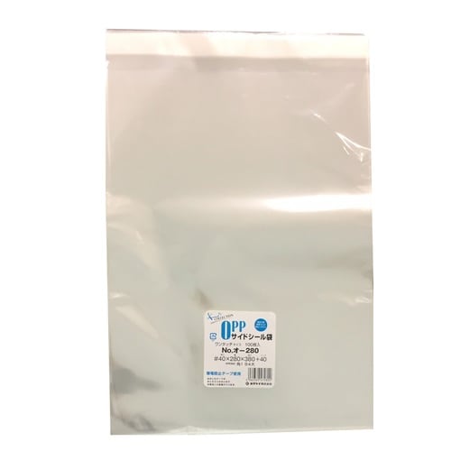 OPP袋テープ付40μ100枚オ−280 ×10