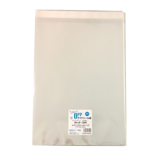 OPP袋テープ付40μ100枚オ−290 ×10