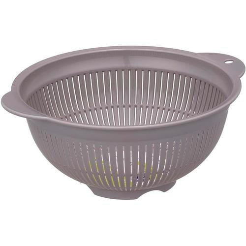 ザル24 レンジ対応 ベージュグレイ 3セット