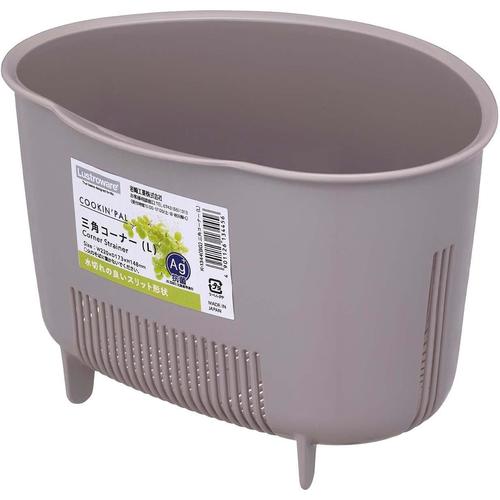 三角コーナー L ベージュグレイ 3セット