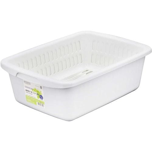 水切りカゴ M ホワイト