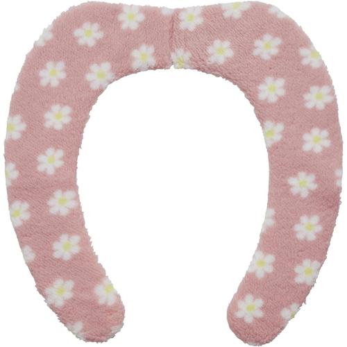 吸着便座シート ぴたQ ボア 小花ピンク