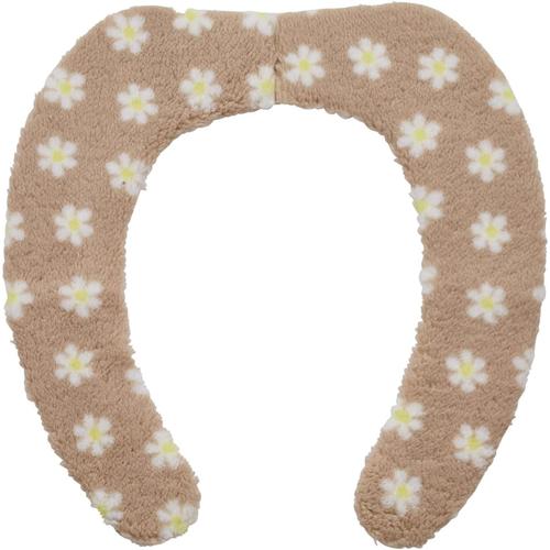 吸着便座シート ぴたQ ボア 小花ベージュ