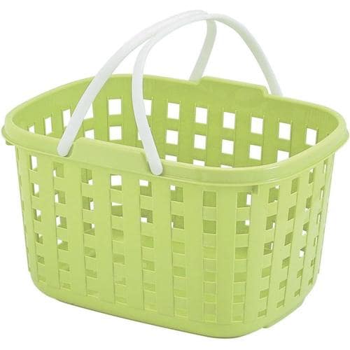 スタッキングバスケット グリーン 2セット