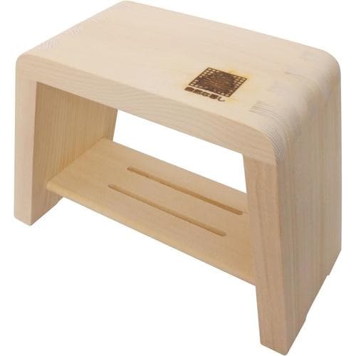 風呂椅子 木製 余湯派 湯殿腰掛 大