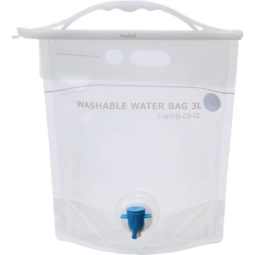 ウォッシャブルウォーターバッグ3Lクリア 2セット