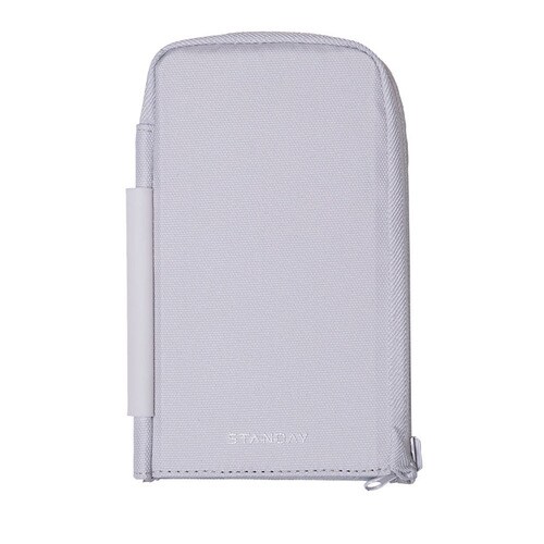 スタンデイ ペンケース ワイド ライトグレー