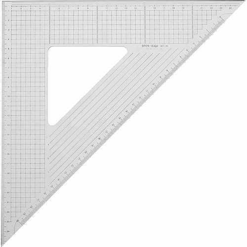 スケール 三角定規 直角二等辺三角形 36cm