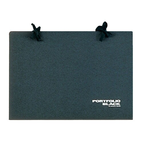 ポートフォリオ B4 カラーボード紙 黒 2セット