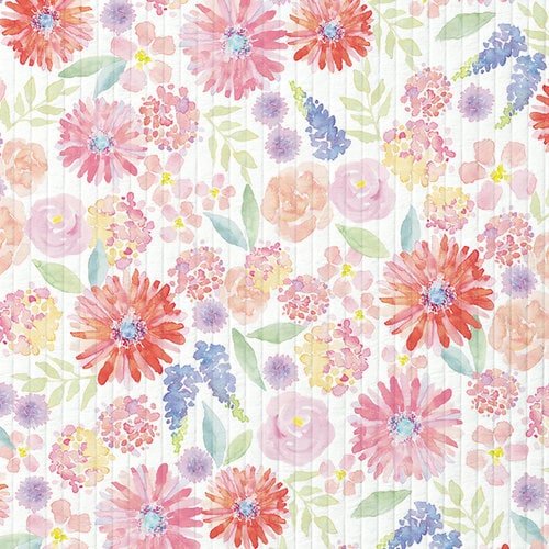 包装紙 フラワリー ピンク 10セット