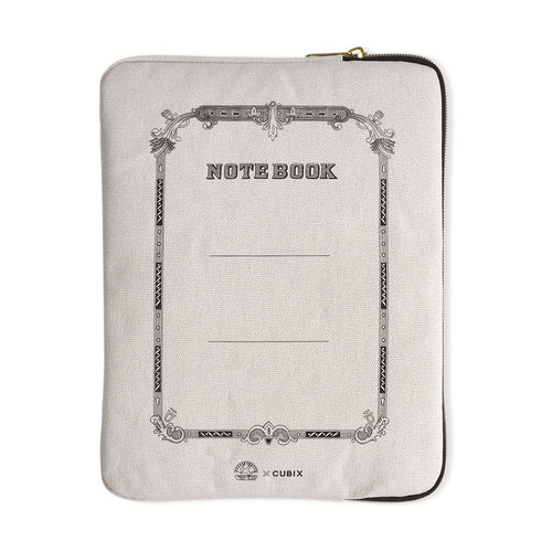 ツバメCUBIX クッションポーチA5グレー